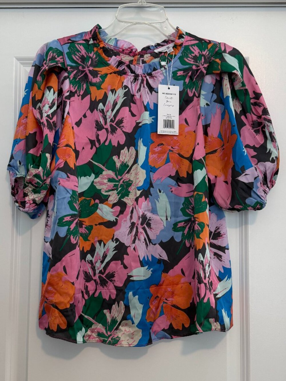 NWT Short Sleeve Blouse Michelle McDowell Medium
